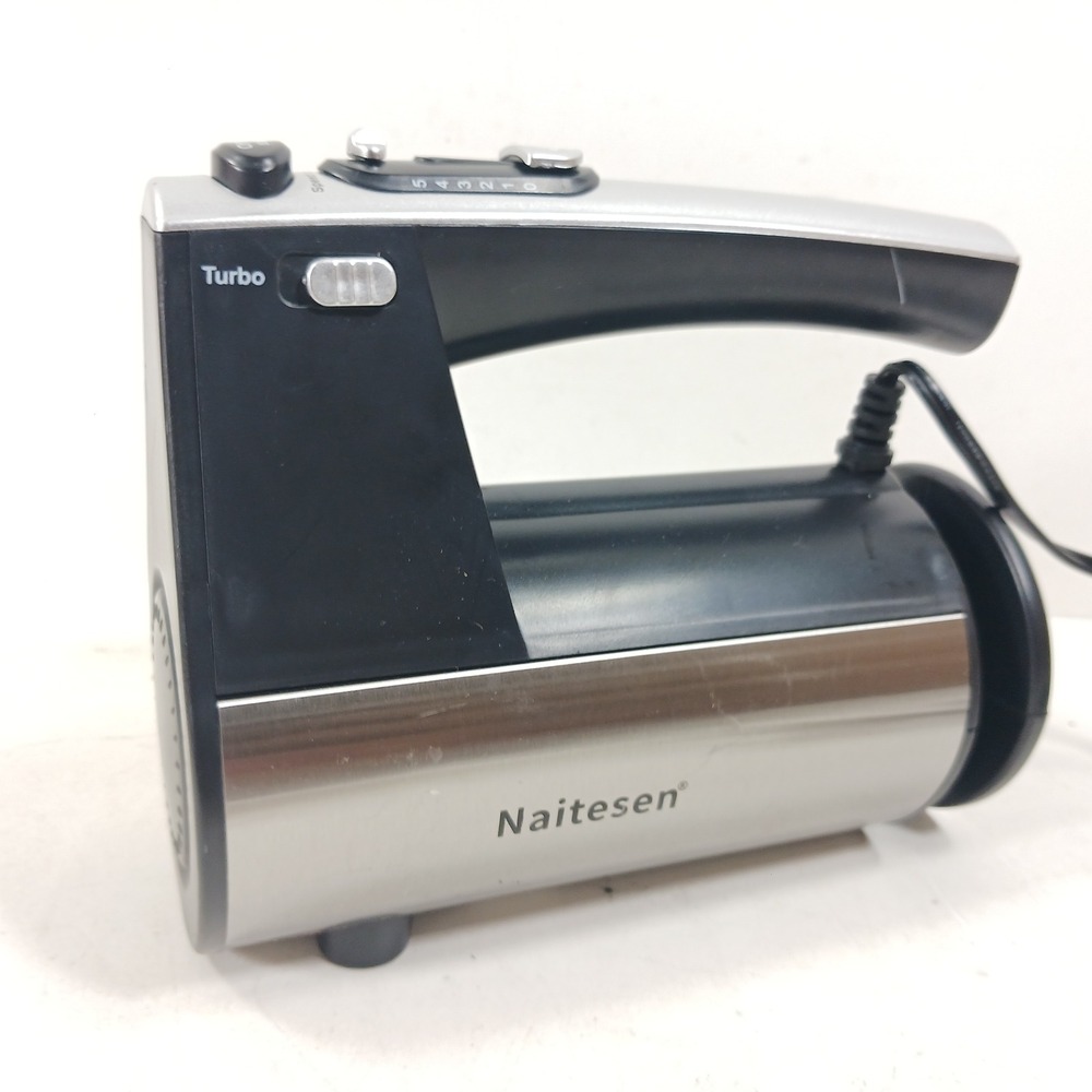 Naitesen LH920B‎ Hand Mixer 600W 10-Speed Turbo Stainless Steel Black Motor Only